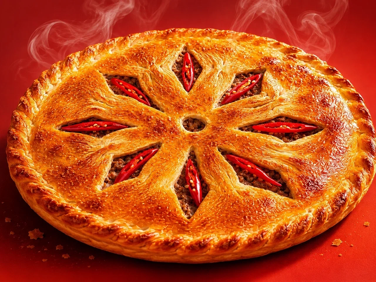 Осетинский пирог с мясом “Фыдджын”